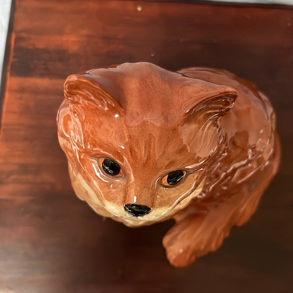LARGE Beswick Seated Ginger Persian Cat Figurine Made in England #1867 - Picture 11 of 16